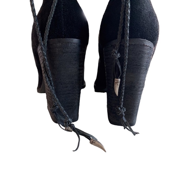 DOLCE VITA CASEE BLACK LEATHER BOOTIE - Picture 13 of 15